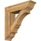 Ekena Millwork Balboa Traditional Rough Sawn Bracket w/ Offset Brace, Western Red Cedar, 8"W x 30"D x 30"H BKT0806X30X30BOA01RWR - alternate 1
